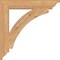 Ekena Millwork Thorton Traditional Smooth Bracket, Western Red Cedar, 3 1/2"W x 24"D x 24"H BKT04X24X24THR01SWR - alternate 4
